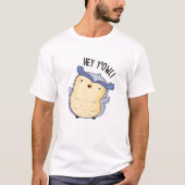 T-shirt Hey Y'Owl Funny Owl Pun (Devant)