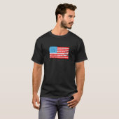 T-shirt Heyjoe Byedon 2020 Drapeau - Bye Don Hey Joe Biden (Devant entier)
