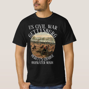 T-SHIRT HG GETTYSBURG GUERRE DE SÉCESSION AMÉRICAINE CHARG