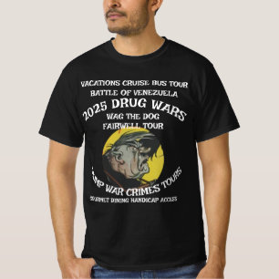 T-SHIRT HG TRUMP CRIMINEL DE GUERRE CROISIÈRE CARAÏBES 202