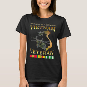 T-shirt Hh-53 Super Jolly Green Giant Helicopter Vietnam V