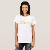 T-shirt Hi Baby Gorgeous en or Lisa Barlow RHOSLC (Devant entier)