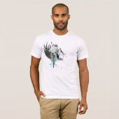 T-shirt hi-fi llama. (Devant entier)