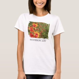 T-shirt Hi Hibiscus Flower Débardeur
