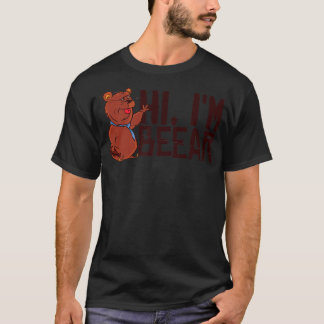 T-shirt Hi, I'm Beear Drunk Bear Funny Animal Premium 