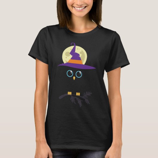 T-shirt Hialloween Owl (Devant)