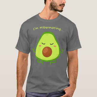 T-shirt Hibernation Im Hibernation Drôle Avocado Yoga Rela