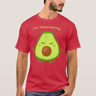 T-shirt Hibernation Im Hibernation Drôle Avocado Yoga Rela