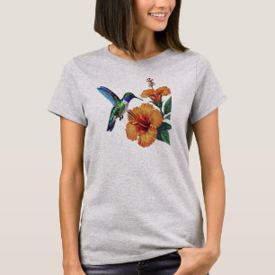 T-shirt Hibiscus Colibri