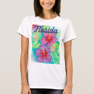 T-shirt Hibiscus de Floride