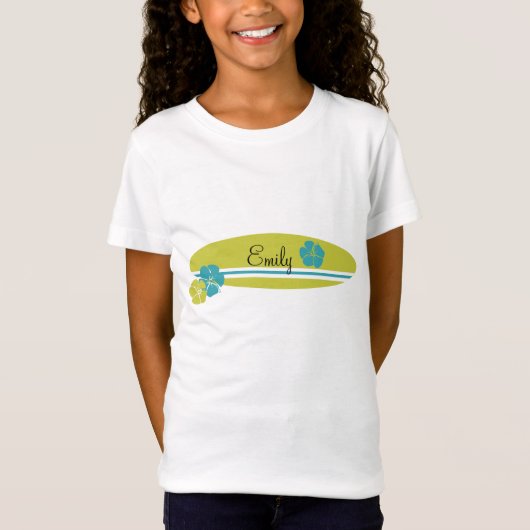T-Shirt Hibiscus de surf (Devant)