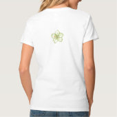 T-shirt Hibiscus & dentelle BLANC (Dos)