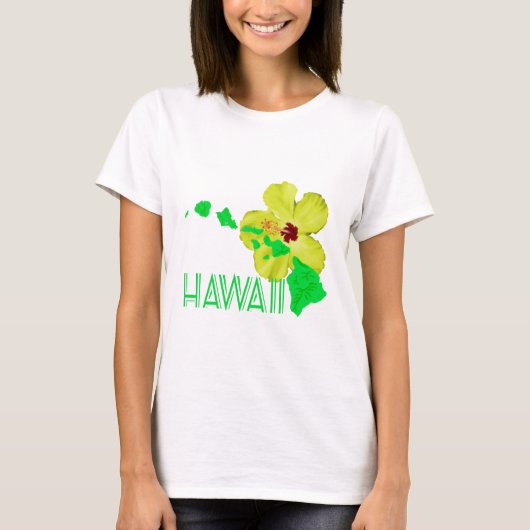 T-shirt Hibiscus flower (Devant)