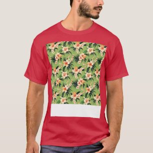 T-shirt Hibiscus hawaïen Motif sans mer tropical Monste