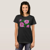 T-shirt Hibiscus rose (Devant entier)