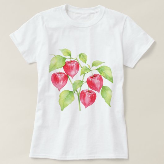 T-shirt Hibiscus rose de Chine (Design devant)