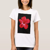 T-shirt Hibiscus rouge (Devant)
