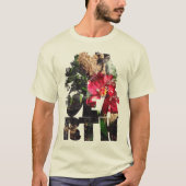 T-shirt Hibiscus rouge (Devant)