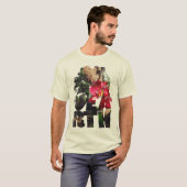 T-shirt Hibiscus rouge (Devant entier)