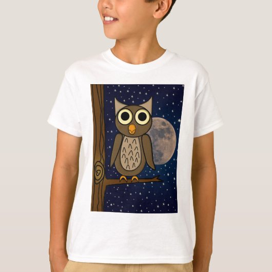 T-shirt hibou (Devant)