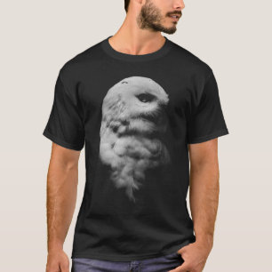 T-shirt hibou blanc