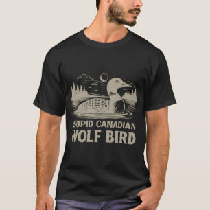 T-shirt Hibou canadien stupide drôle humour plongeur