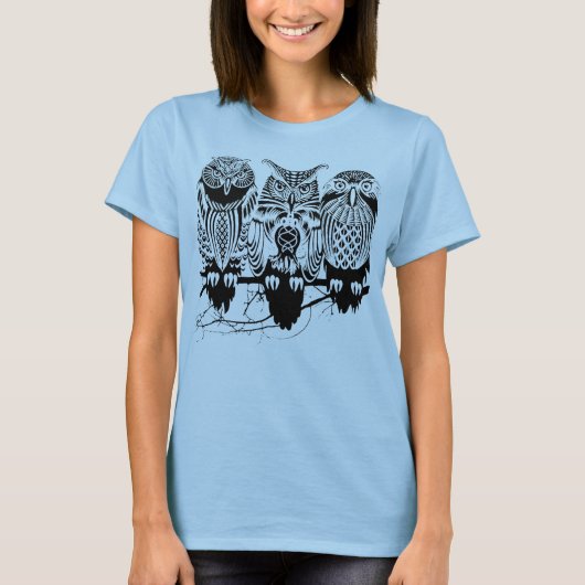 T-shirt Hibou celtique (Devant)
