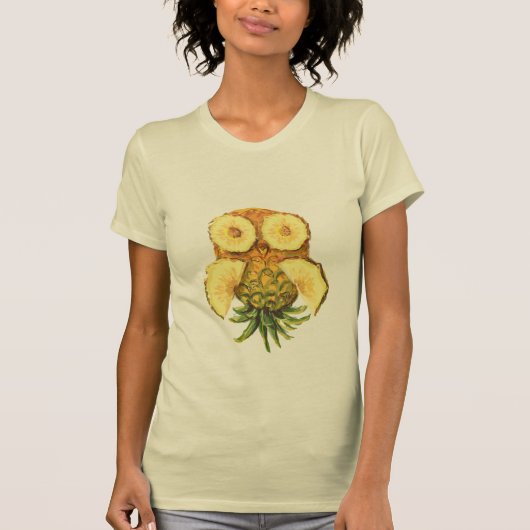 T-shirt Hibou d'ananas (Devant)