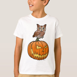 T-shirt Hibou de cri strident oriental de Halloween
