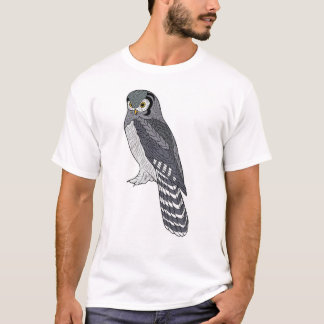 T-shirt Hibou de faucon du nord
