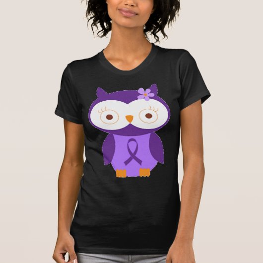 T-shirt Hibou de fibromyalgie (Devant)