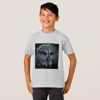 Hibou de grand gris