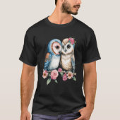 T-shirt Hibou de la mythologie de la forêt (Devant)