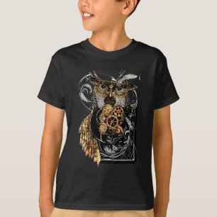 T-shirt Hibou de Steampunk