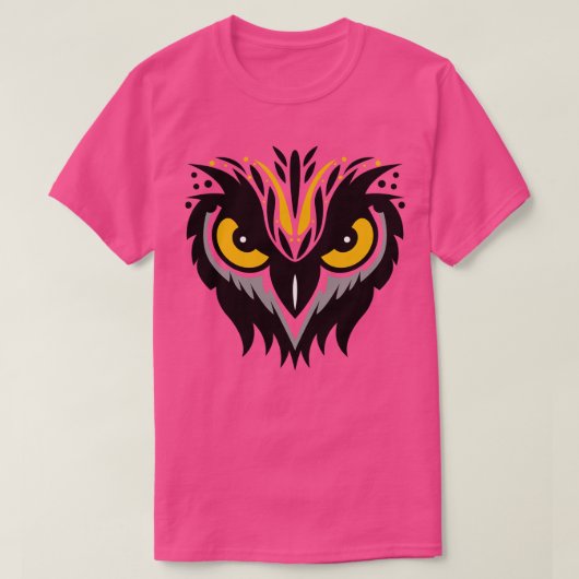 T-shirt hibou des yeux (Design devant)
