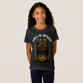T-Shirt Hibou d'Halloween (Devant entier)