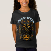 T-Shirt Hibou d'Halloween (Devant)