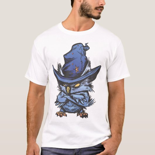 T-shirt hibou d'Halloween (Devant)