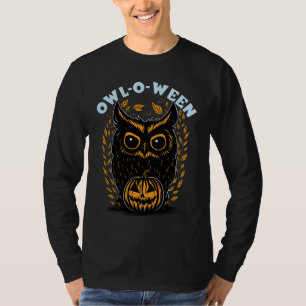 T-shirt Hibou d'Halloween