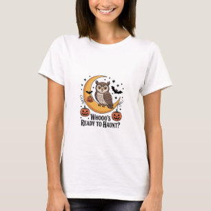 T-shirt Hibou d'Halloween