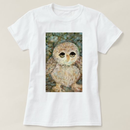 T-shirt "Hibou doux impressionniste " (Design devant)