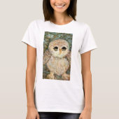 T-shirt "Hibou doux impressionniste " (Devant)