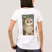 T-shirt "Hibou doux impressionniste " (Dos)