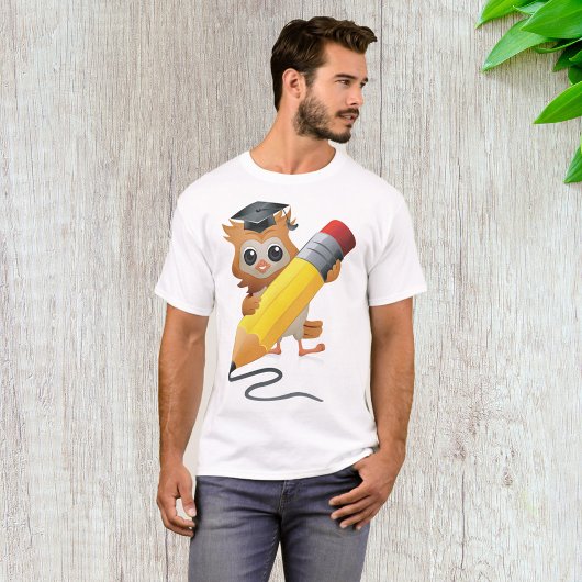 T-shirt Hibou écrivant