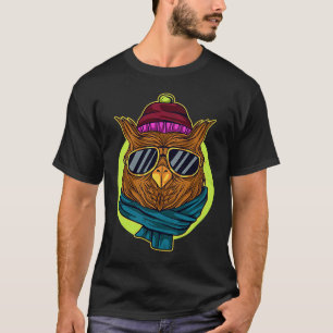 T-shirt Hibou Enfants Nuit Oiseau Nuit Hibou Nuit Hibou Ac