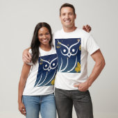 T-shirt Hibou et papillons (Unisexe)