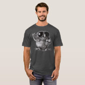 T-shirt Hibou frais drôle (Devant entier)