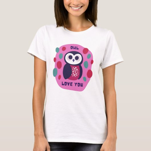 T-shirt Hibou illustré (Devant)