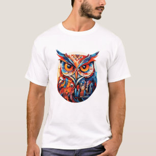 T-shirt Hibou Oiseau Animal Monde Faune Beauté Découverte
