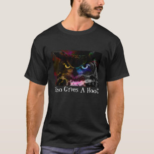 T-shirt hibou, qui donne une huée